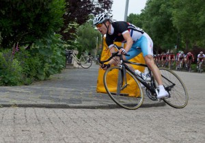 Leider Rik de Voogd in de achtervolging