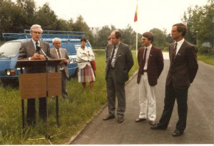 Opening Toespraak bestuur WV Amstelland (vlnr Bert de Bruin - Paul Fritschy - Roel Fridsma)