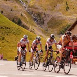 Linksaf de Galibier op